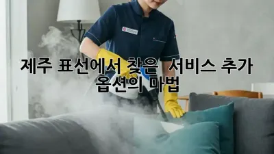 제주 표선에서 찾은 ✨ 서비스 추가 옵션의 마법 🧙‍♀️